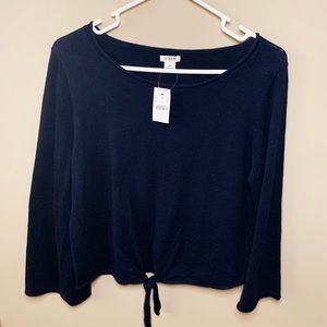 ‼️CLOSET CLEAN OUT- NEW J CREW LIGHTWEIGHT NAVY SWEATER